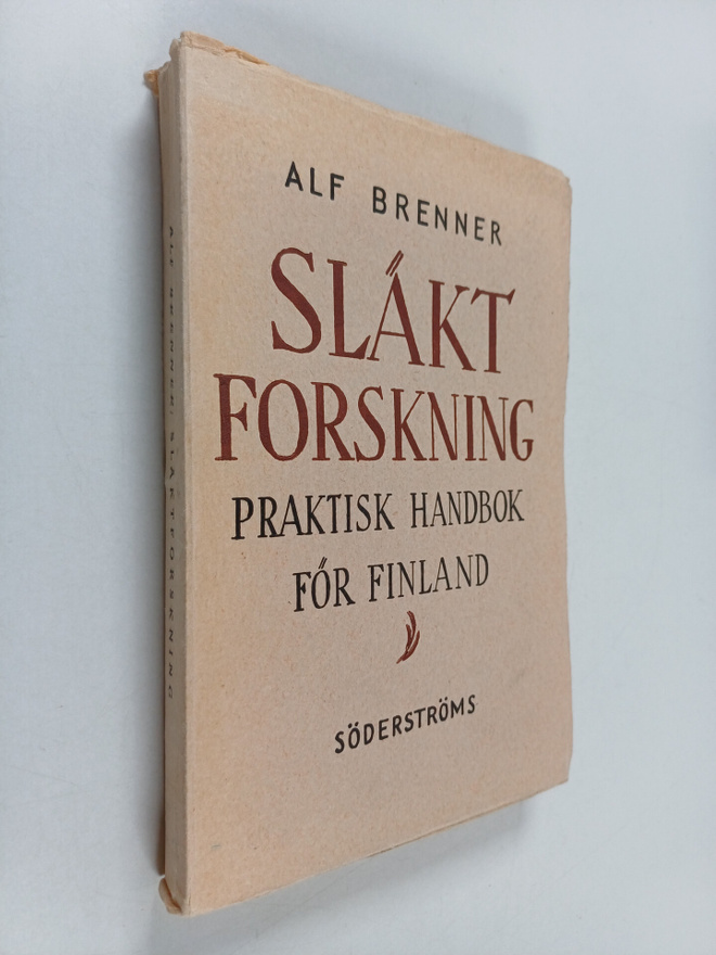 Alf Brenner : Släktforskning : Praktisk handbok för Finland