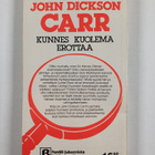 John Dickson Carr : Kunnes kuolema erottaa - pikkukuva 2