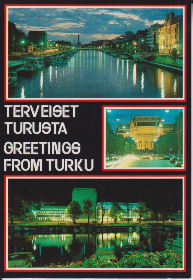 Turku, Terveiset Turusta , sommitelmakortti  ,  e29