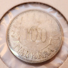 100 mk 1959 Hopeaa - pikkukuva 1
