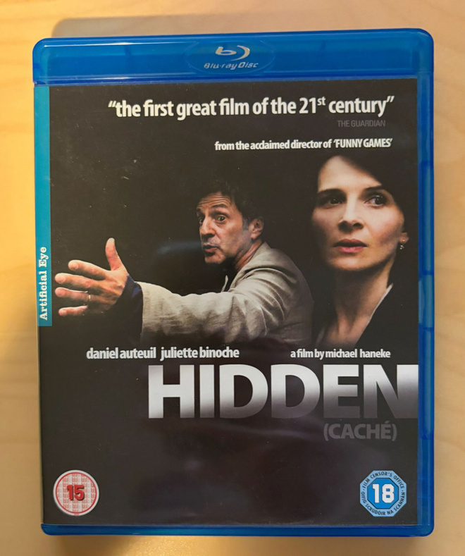 Hidden (Caché) Blu-ray elokuva