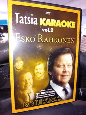 DVD Tatsia karaoke vol.2 Esko Rahkonen ( SIS POSTIKULU