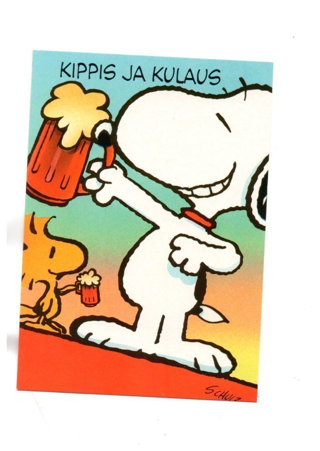 "KIPPIS JA KULAUS!" -KORTTI /Ressu &  Kaustinen (Tenavat)