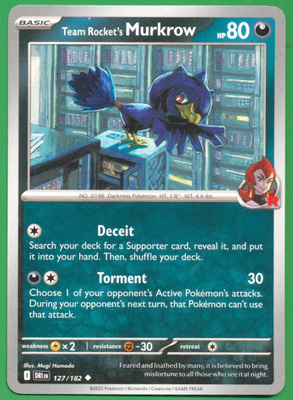 Pokémon Team Rocket's Murkrow