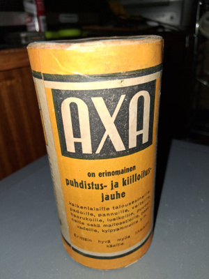 Vanha AXA puhdistu - ja kiilloitus aine avaamaton .