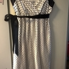 Valkomusta Polkadot Juhlamekko / Mekko / Kesämekko - koko 36 - pikkukuva 5