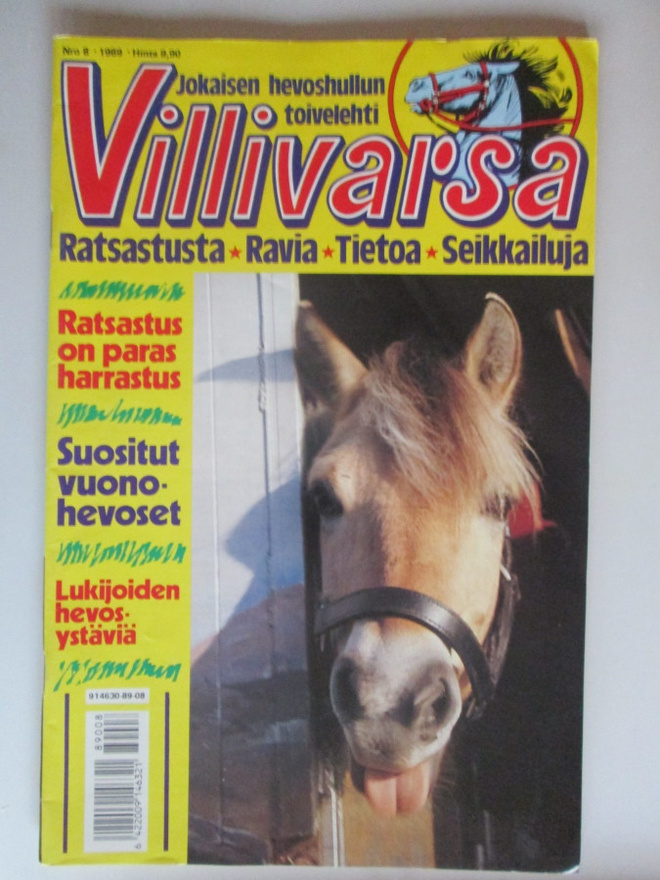 VILLIVARSA 8 / 1989 SARJAKUVALEHTI 36 VUOTTA