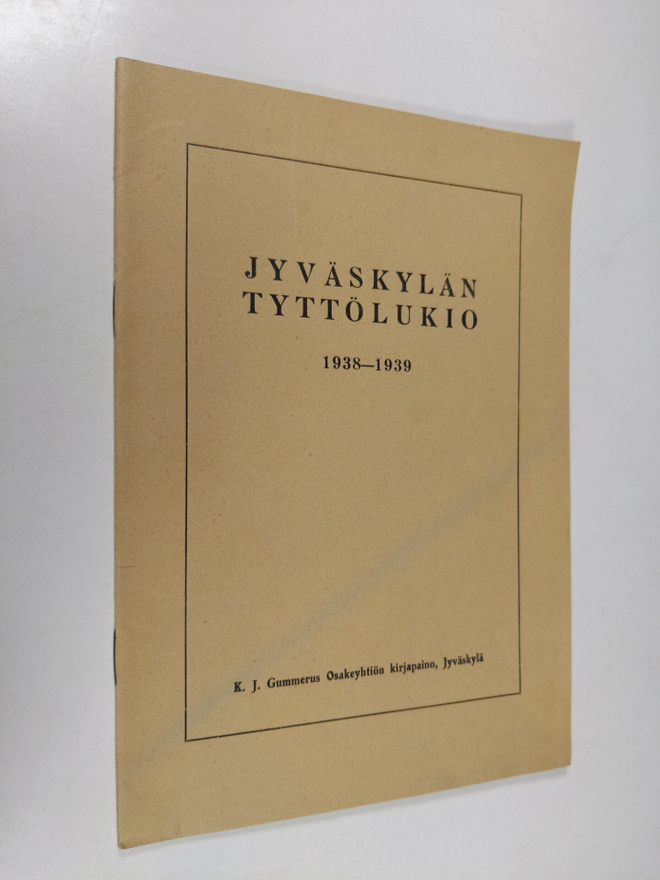Jyväskylän tyttölukio 1938-1939
