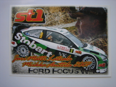 Ford rallikortti 23 A: Ford Focus / Jari-Matti Latvala