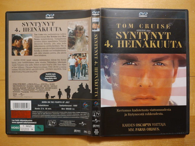 Syntynyt 4. heinäkuuta DVD Egmont