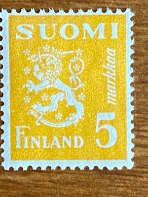 LEIJONAMALLI 1930 5MARKKAA**