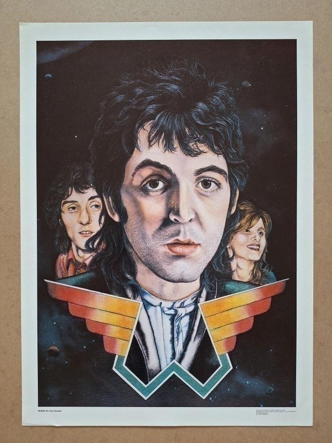 McCartney Paul & Wings  Juliste 41*30 cm Vuodelta 1979 Uusi