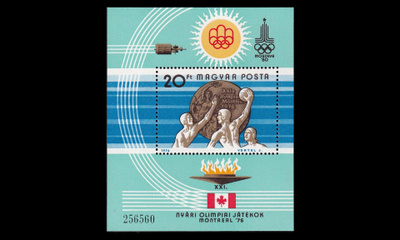 Unkari 3169BL122 ** Montrealin olympialaisten mitalisteja (1