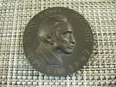 Johan Jakob Tikkanen 1857-1927 /Wäinö Aaltonen 1927