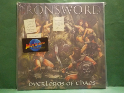 IRONSWORD - OVERLORDS OF CHAOS M-/M- 2LP