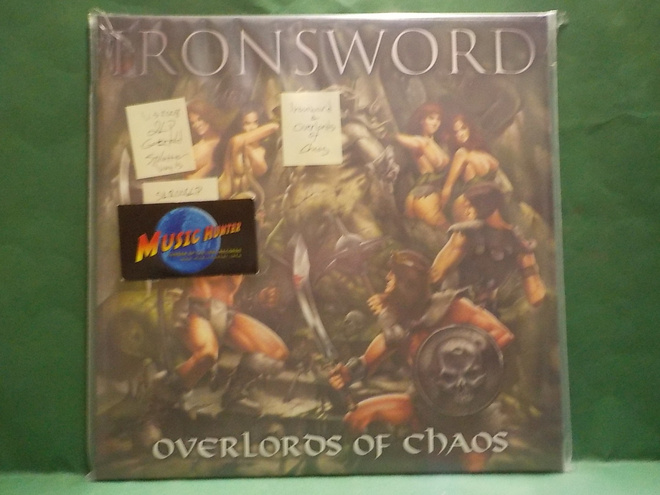 IRONSWORD - OVERLORDS OF CHAOS M-/M- 2LP
