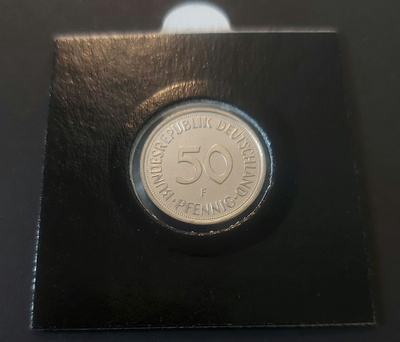 50 Pfennig 1995 F Saksa – Key date, lyöntimäärä 20 000 kpl