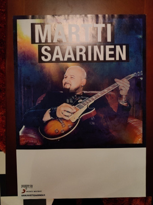 Martti Saarinen keikka juliste