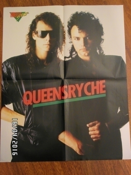 Queensryche – MegaStar-lehden juliste 1986