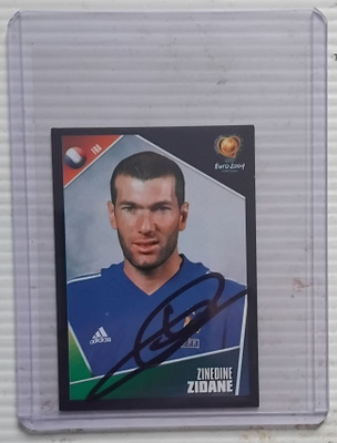 Zinedine Zidane Ranska signed
