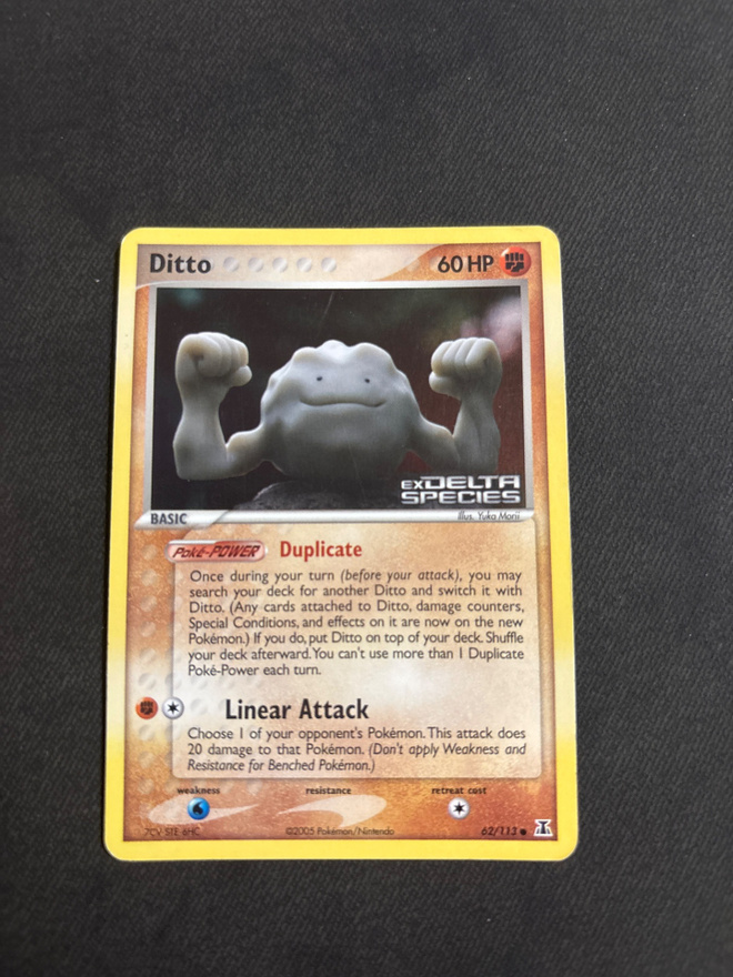 Ditto 62/113 stamped Reverse holo EX Delta Species