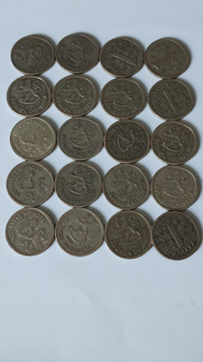 Hopea markka 1964-1968 20kpl