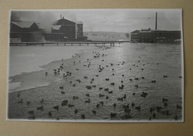 Tampere, sorsat avovedessä, tehtaat, koski, vkpk, p. 1933