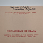 Outi Mäkitie : Cartilage-hair hypoplasia : clinical, radi... - pikkukuva 3