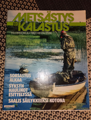 Metsästys ja kalastus 8/1987