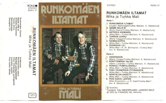 Mika ja Turkka Mali Runkomäen iltamat
