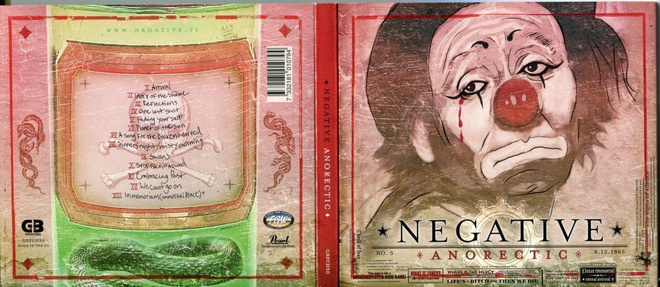 NEGATIVE .  " JONNE AARON " CD-LEVY . ANORECTIC