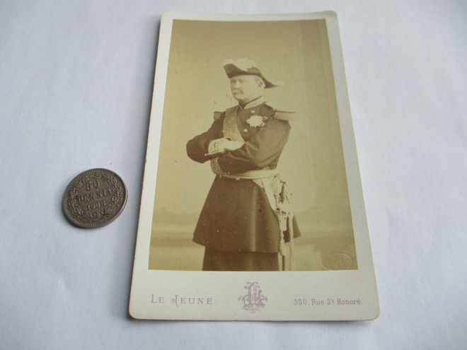 Presidentti Mahon käyntikorttikuva 6x10cm