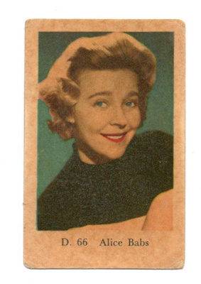 Purkkakuva D n:o 66 ALICE BABS
