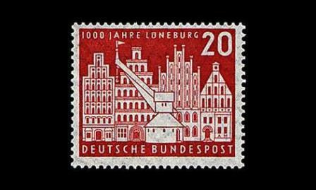 Saksa 230 ** Lüneburgin kaupunki 1000v (1956)