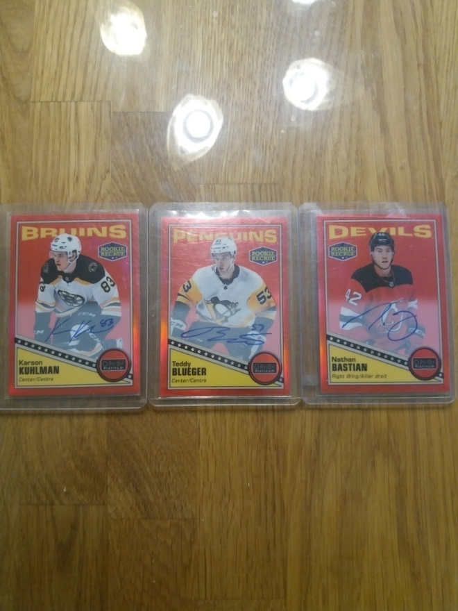 2019-20 O-Pee-Chee Platinum Retro Rookie Red Rainbow alk.10e