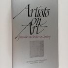 Artists on art : from the XIV to the XX century - pikkukuva 1