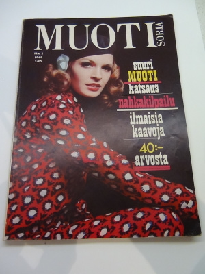 MUOTI SORJA NO, 2 1968, kaavaa no, 2 mukana