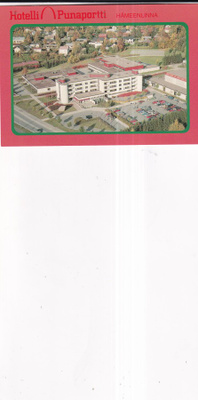 Hämeenlinna, Hotelli Punaportti, ilmakuvakortti  b679