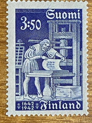 KIRJANPAINOTAIDON 300-VUOTISJUHLA 3,50MK**