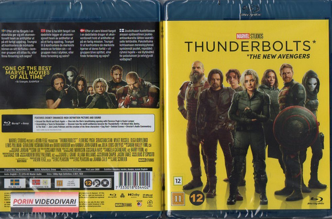 Thunderbolts*	(575)	UUSI	-FI-	BLU-RAY				2025	new avengers,
