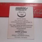 SEMIC  Olympia-MM-72 #164 Dave Keon  Toronto NHL - pikkukuva 2