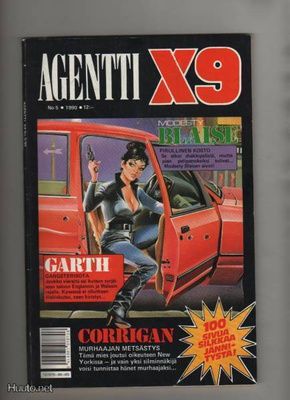 Agentti X9 numero 1990-5 mm. Modesty Blaise