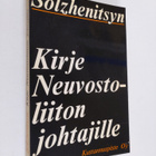 Aleksandr Solzenitsyn : Kirje Neuvostoliiton johtajille j... - pikkukuva 1