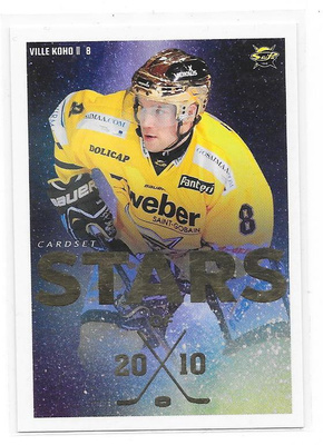 2019-20 CardSet Stars Of 2010 #11/15 Ville Koho Saipa