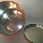 Humppila Finland harvinainen  retro oranssi peltipurkki - pikkukuva 4