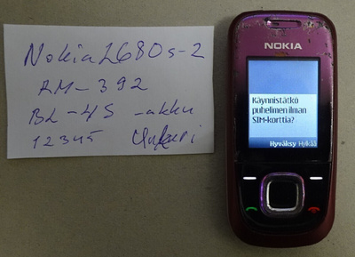 puhelin, Nokia 2680s-2, RM-392