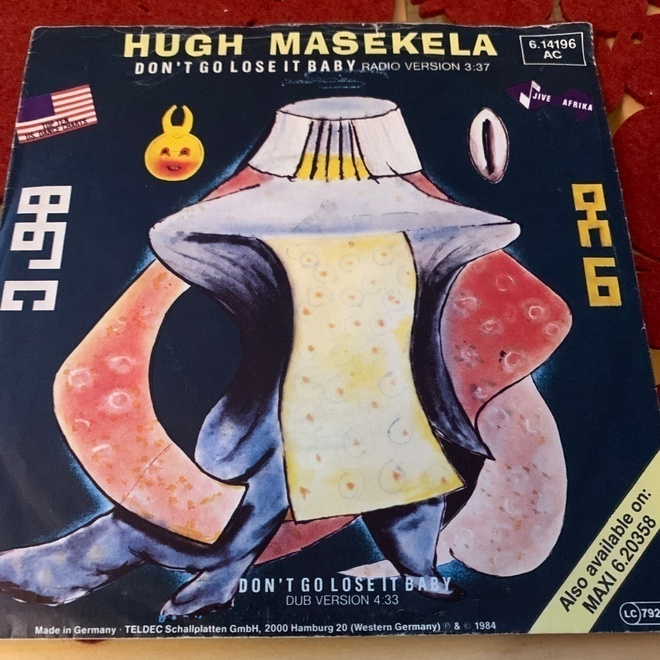 HUGH MASEKELA: Dont Go Lose It Baby * Version *GER 1984