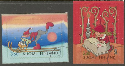 2001 joulumerkit - lehdistömalli