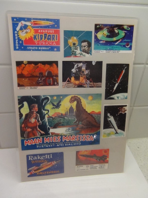 CHYMOS AVARUUS, RAKETTI PURKKA, JET-SARJA,MAAN MIES MARSSISA