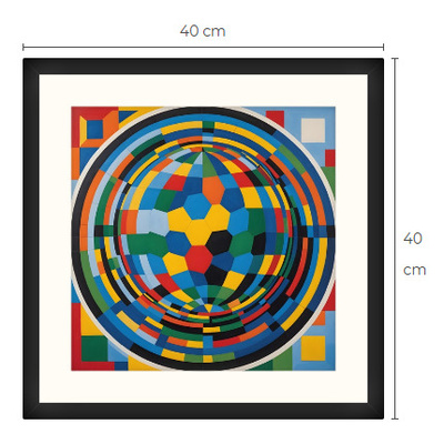 Uusi uniikki abstrakti art print taulu 40 cm x 40 cm